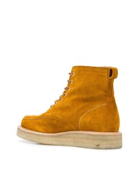 Мужские табачные замшевые повседневные ботинки от Ami