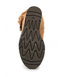 Табачные замшевые полусапоги от Chic &amp; Swag