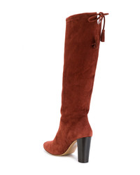 Табачные замшевые полусапоги от Tila March