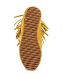 Табачные замшевые полусапоги от Moda Alice