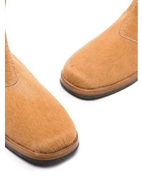 Мужские табачные кожаные ботинки челси от Our Legacy