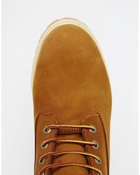 Мужские табачные кожаные ботинки от Timberland