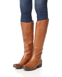 Женские табачные кожаные ботинки от Sam Edelman