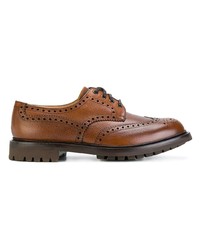 Табачные кожаные броги от Church's