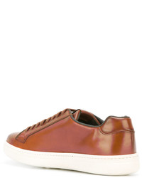 Мужские табачные кожаные кеды от Church's