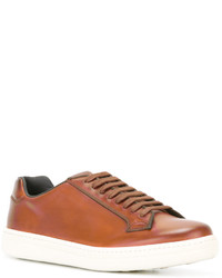 Мужские табачные кожаные кеды от Church's