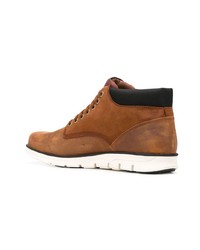 Мужские табачные кожаные повседневные ботинки от Timberland