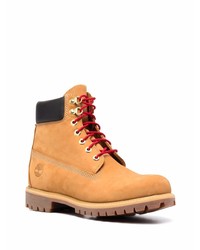 Мужские табачные кожаные рабочие ботинки от Timberland