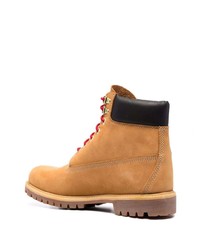Мужские табачные кожаные рабочие ботинки от Timberland