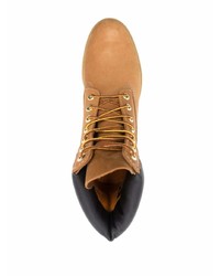 Мужские табачные кожаные рабочие ботинки от Timberland