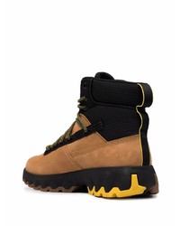 Мужские табачные кожаные рабочие ботинки от Timberland
