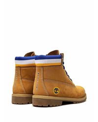 Мужские табачные кожаные рабочие ботинки от Timberland