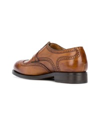 Табачные кожаные туфли дерби от Berwick Shoes