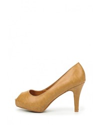 Табачные кожаные туфли от Benini