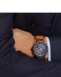 Мужские табачные кожаные часы от Kingsman x TAG Heuer
