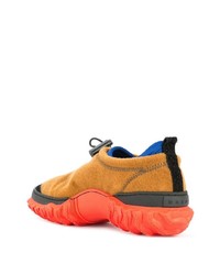 Мужские табачные кроссовки от Marni