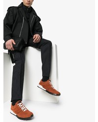 Мужские табачные кроссовки от Kiton