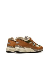 Мужские табачные низкие кеды от New Balance