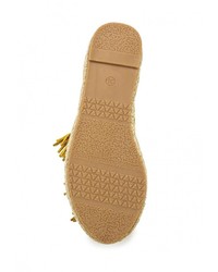 Табачные сандалии на плоской подошве от Ideal