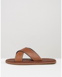 Мужские табачные сандалии от Aldo