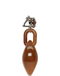 Табачные серьги от Prada