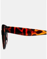 Женские табачные солнцезащитные очки от Asos