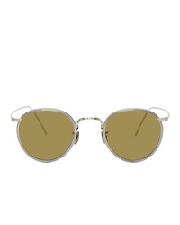 Мужские табачные солнцезащитные очки от Eyevan 7285
