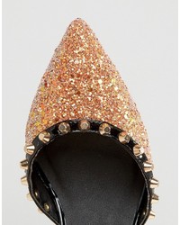 Табачные туфли с шипами от Asos