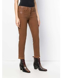 Табачные узкие брюки от Luisa Cerano