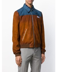 Мужской табачный бомбер от Prada