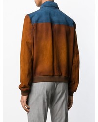 Мужской табачный бомбер от Prada