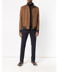 Мужской табачный бомбер от Corneliani