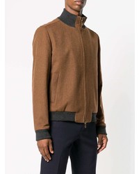 Мужской табачный бомбер от Corneliani