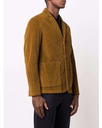 Мужской табачный вельветовый пиджак от Barena
