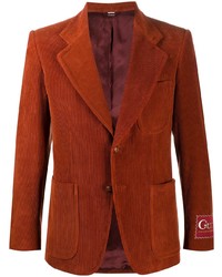Мужской табачный вельветовый пиджак от Gucci
