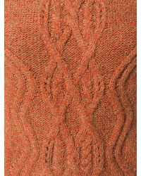 Женский табачный вязаный вязаный свитер от Isabel Marant