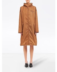 Женский табачный дождевик от Prada