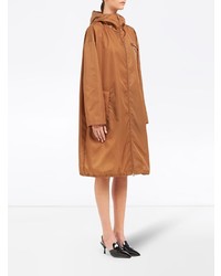 Женский табачный дождевик от Prada