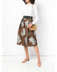 Табачный замшевый клатч от Lancaster