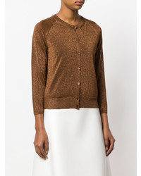 Женский табачный кардиган от Roberto Collina