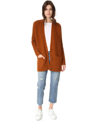 Женский табачный кардиган от Vince