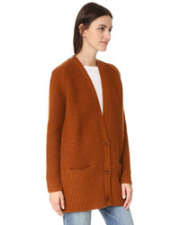 Женский табачный кардиган от Vince