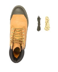 Мужской табачный кожаный зимние ботинки от Timberland
