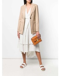 Табачный кожаный клатч от 3.1 Phillip Lim