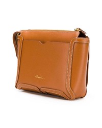 Табачный кожаный клатч от 3.1 Phillip Lim