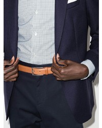 Мужской табачный кожаный ремень от BOSS