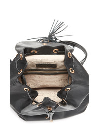 Женский табачный кожаный рюкзак от Foley + Corinna