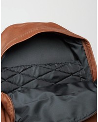 Женский табачный кожаный рюкзак от Eastpak