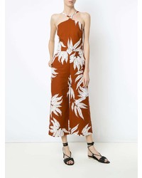 Табачный комбинезон с принтом от Andrea Marques