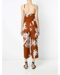 Табачный комбинезон с принтом от Andrea Marques